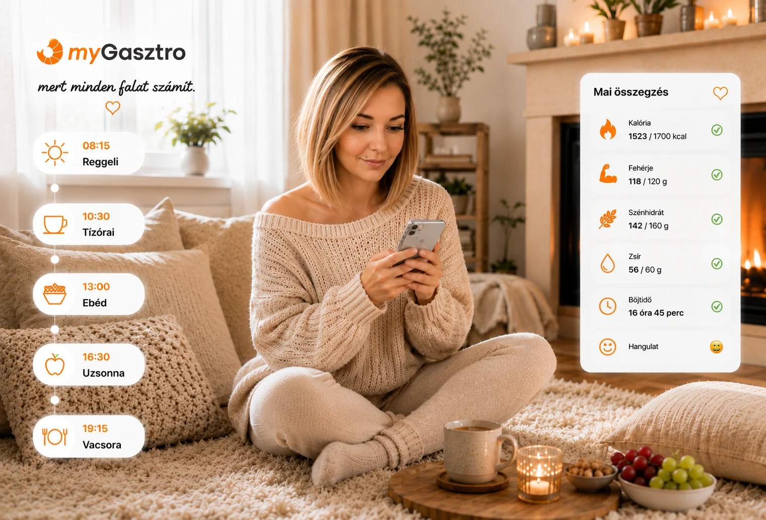 myNapló – étkezési napló a myGasztro-ban