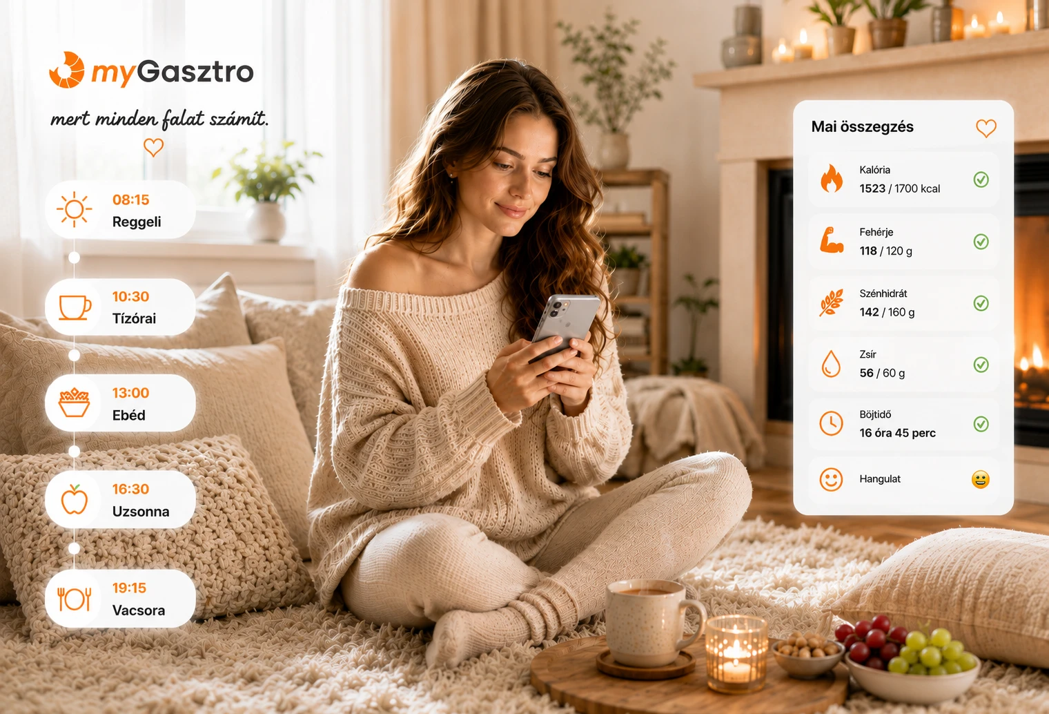 myNapló – étkezési napló a myGasztro-ban